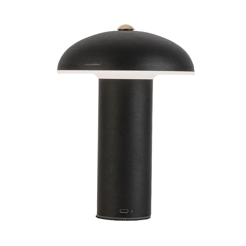 WINTHROP DIMMABLE IRON AND ACRYLIC TABLE LANTERN