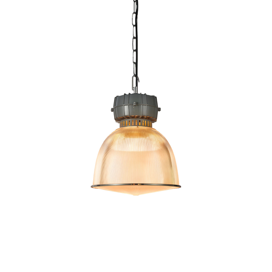 WINTHROP GRAY ALUMINUM INDUSTRIAL PENDANT LAMP