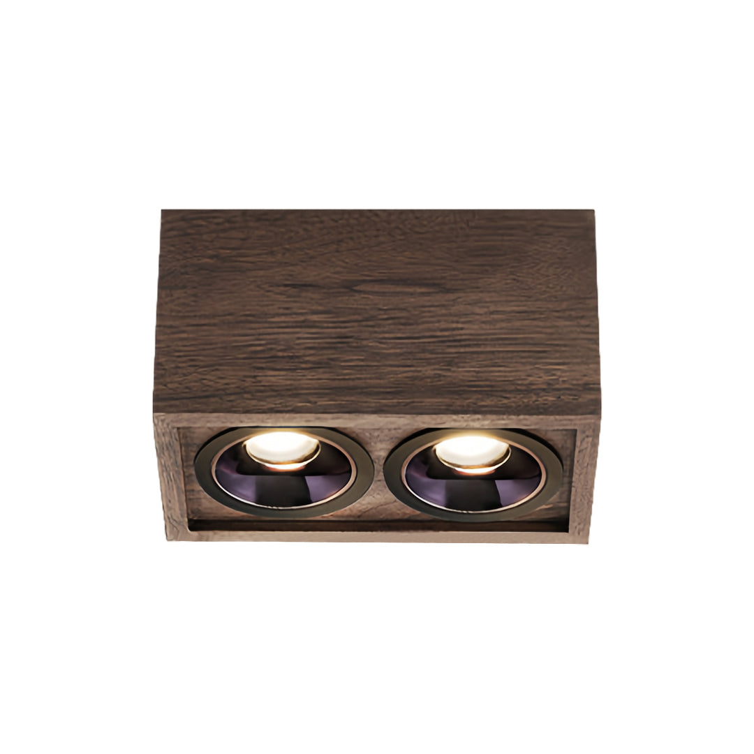 CHESTERFIELD WALNUT TRIO RECESSED LIGHTING