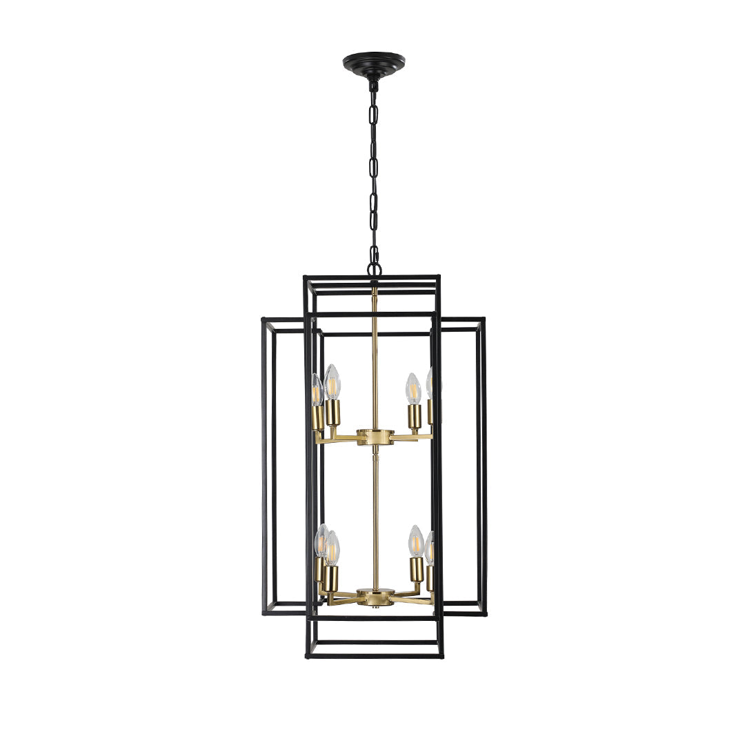 BRANSON RUSTIC IRON HANGING LANTERN