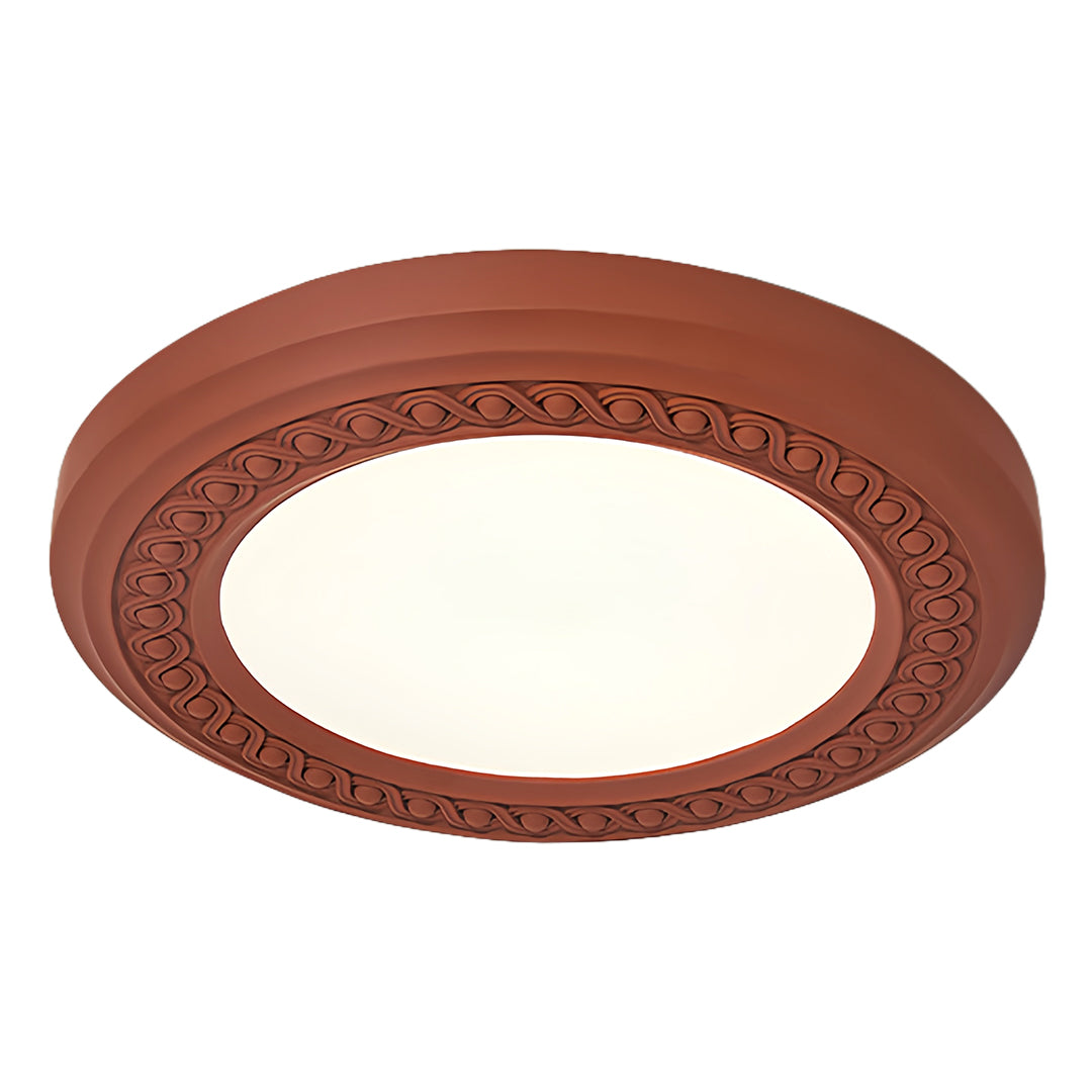 WHITECROFT RESIN EMBOSSED CEILING LANTERN