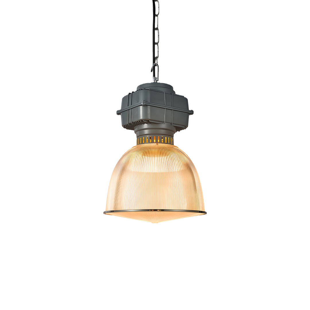 WINTHROP GRAY ALUMINUM INDUSTRIAL PENDANT LAMP
