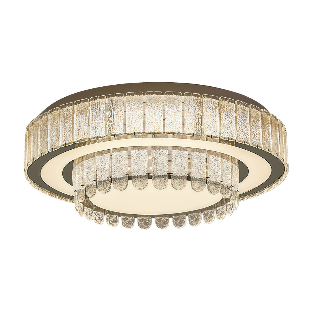 WINDSOR CRYSTAL FLUSH MOUNT CEILING ILLUMINATION