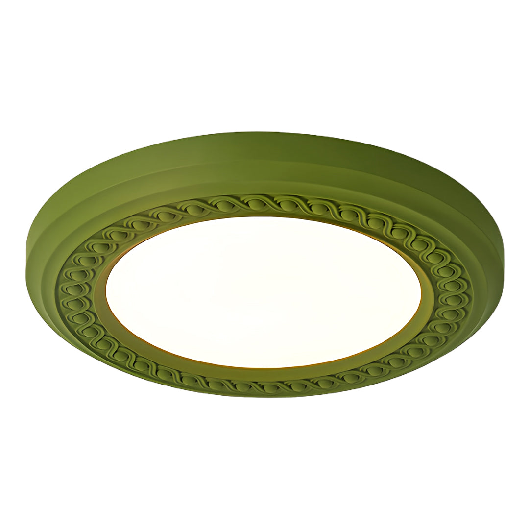 WHITECROFT RESIN EMBOSSED CEILING LANTERN