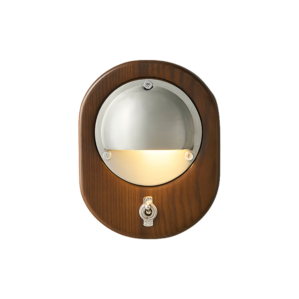 WINTHROP WOODEN SCULPTURAL WALL LANTERN