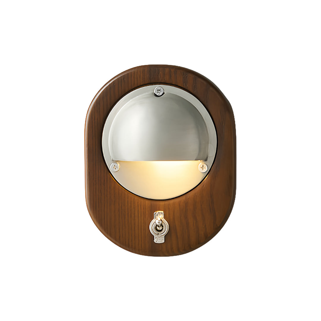 WINTHROP WOODEN SCULPTURAL WALL LANTERN