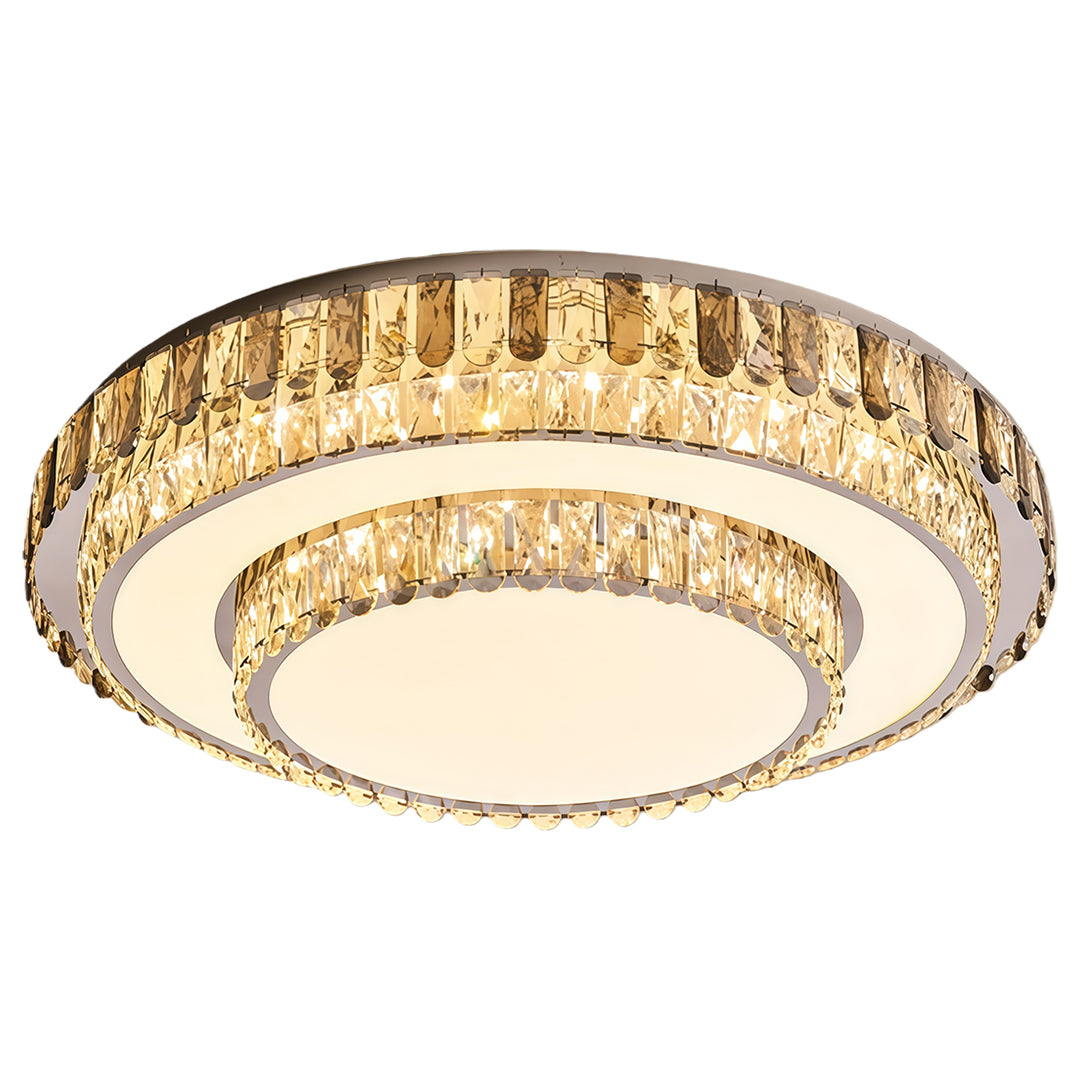 WINTHROP CRYSTAL EMBELLISHED FLUSH CEILING LIGHT