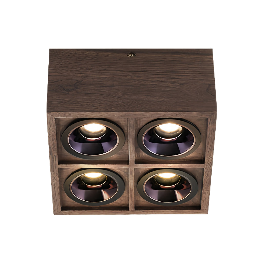 CHESTERFIELD WALNUT TRIO RECESSED LIGHTING