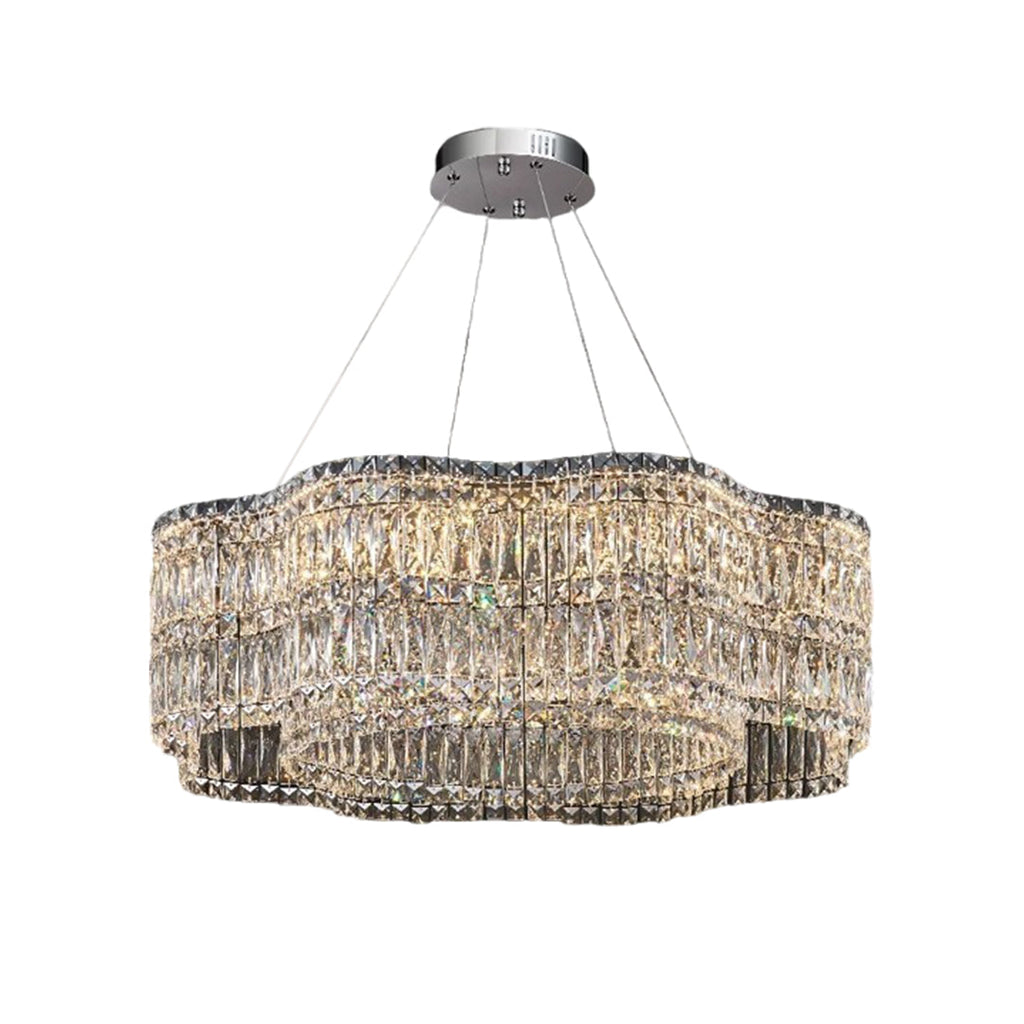 WINTERBOURNE CRYSTAL SPHERE CHANDELIER, MODERN MINIMALIST DESIGN