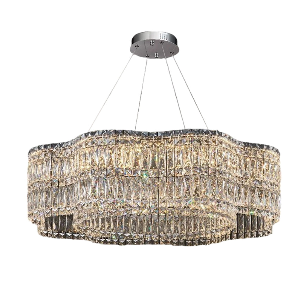 WINTERBOURNE CRYSTAL SPHERE CHANDELIER, MODERN MINIMALIST DESIGN