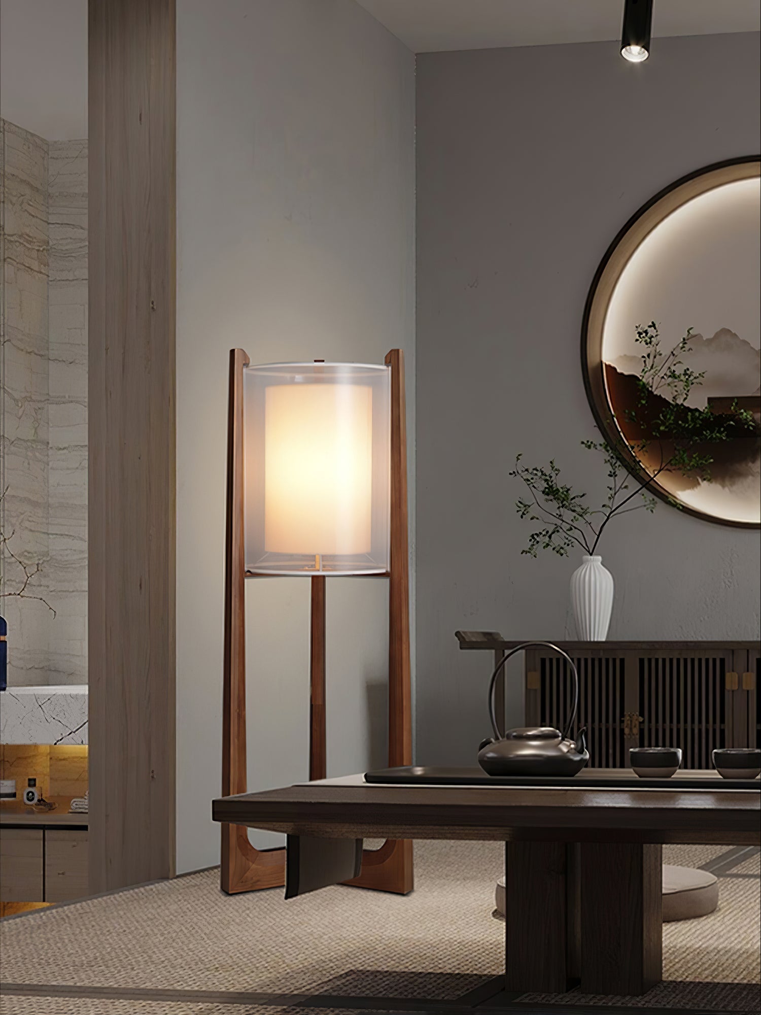 CHARLESTON HARBOR ILLUMINATING COLUMN LAMP