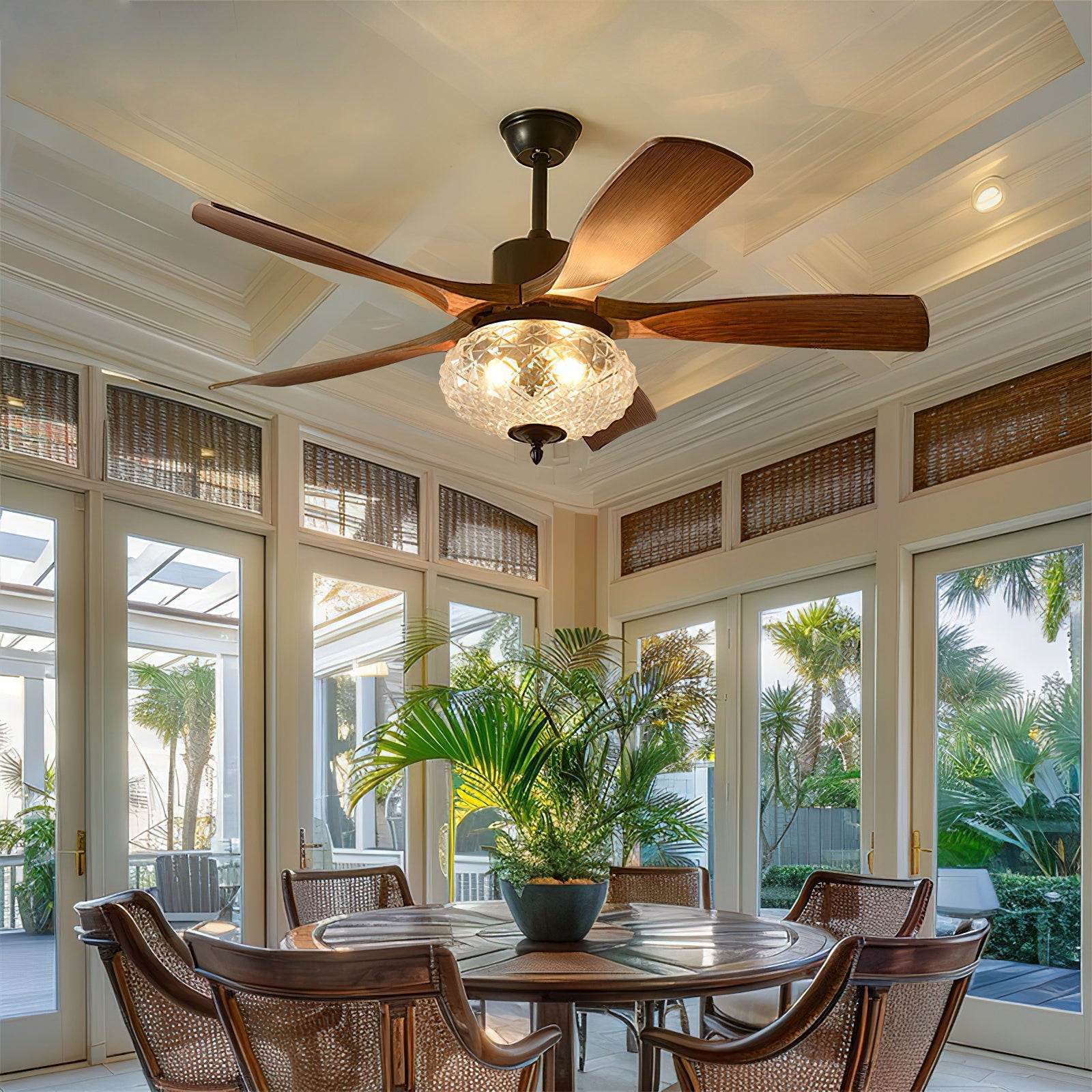 WHITECROSS AERIS CEILING LIGHT FAN