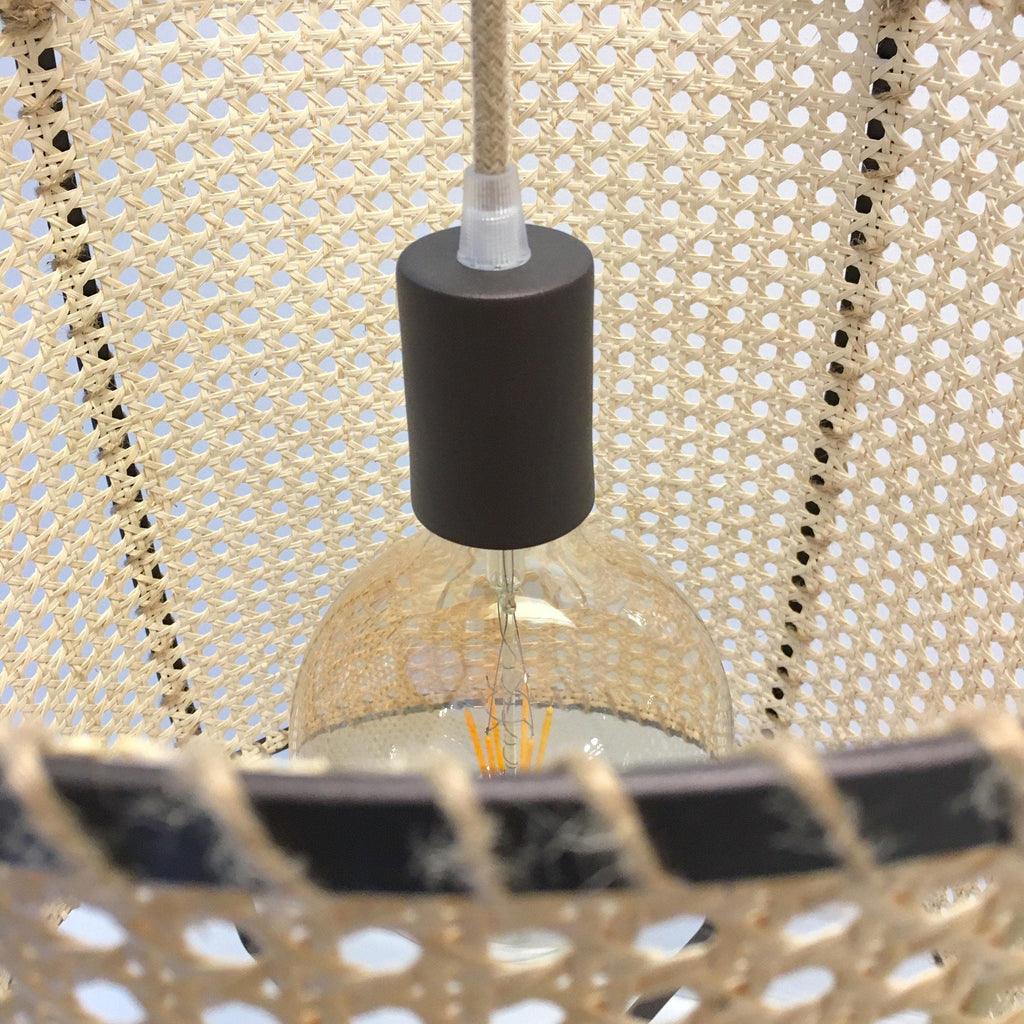 WINTHORPE WOVEN RATTAN CEILING LANTERN