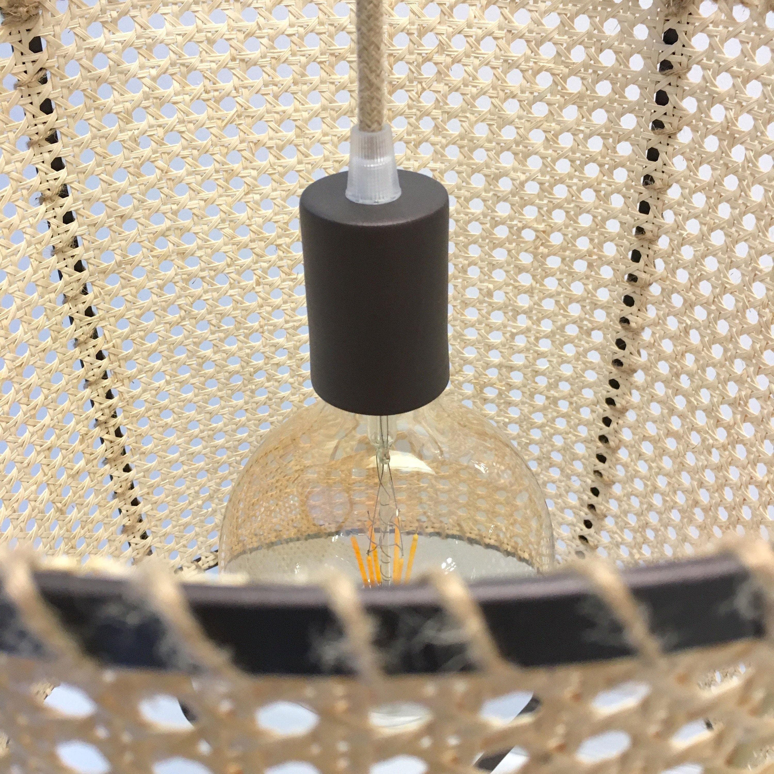 WINTHORPE WOVEN RATTAN CEILING LANTERN