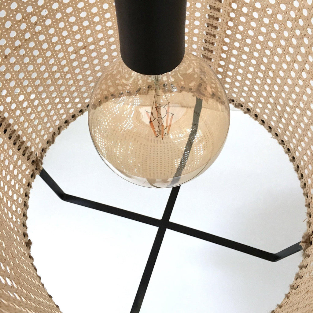 WINTHORPE WOVEN RATTAN CEILING LANTERN
