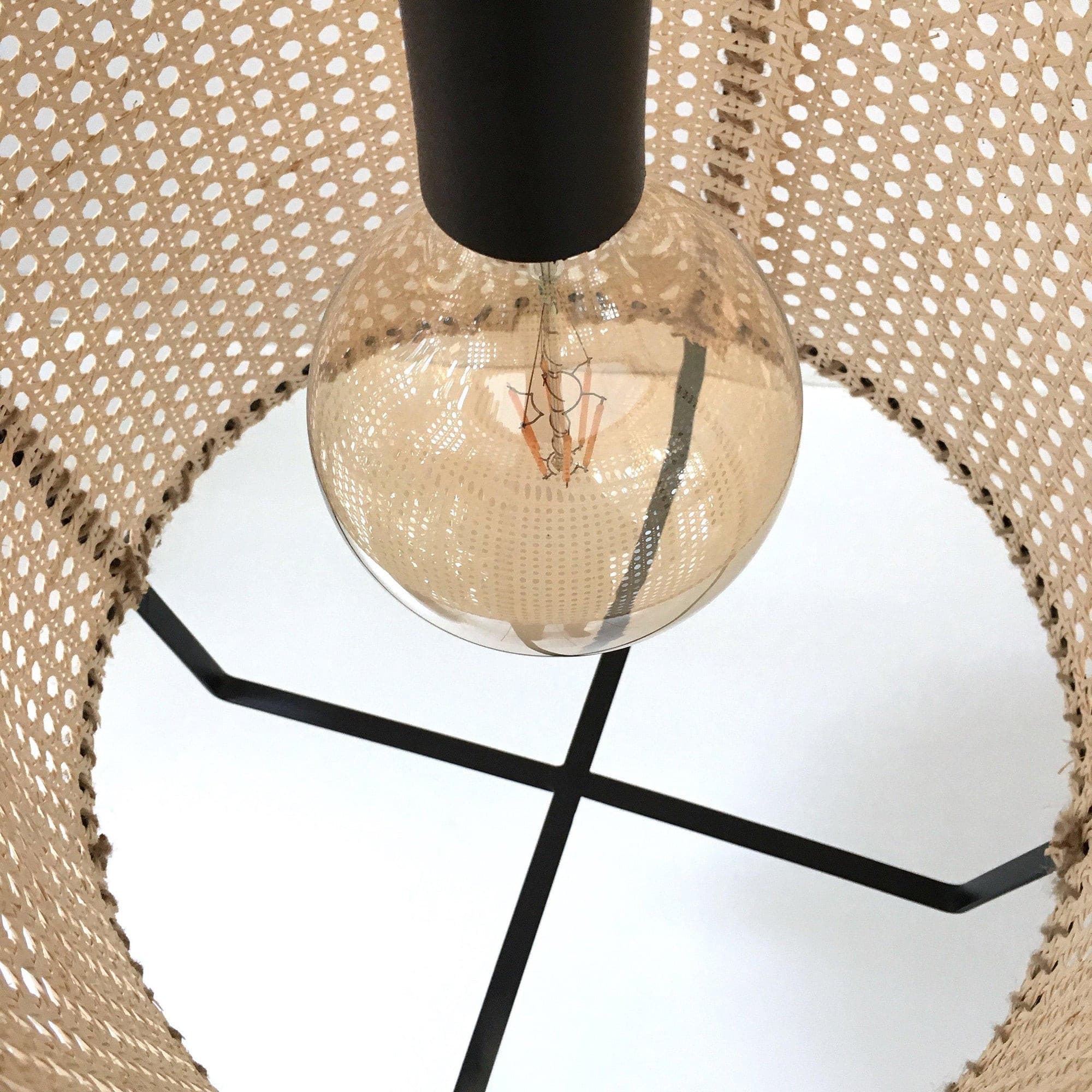 WINTHORPE WOVEN RATTAN CEILING LANTERN