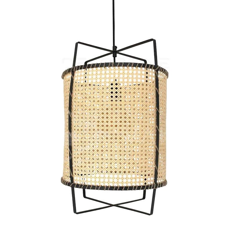 WINTHORPE WOVEN RATTAN CEILING LANTERN