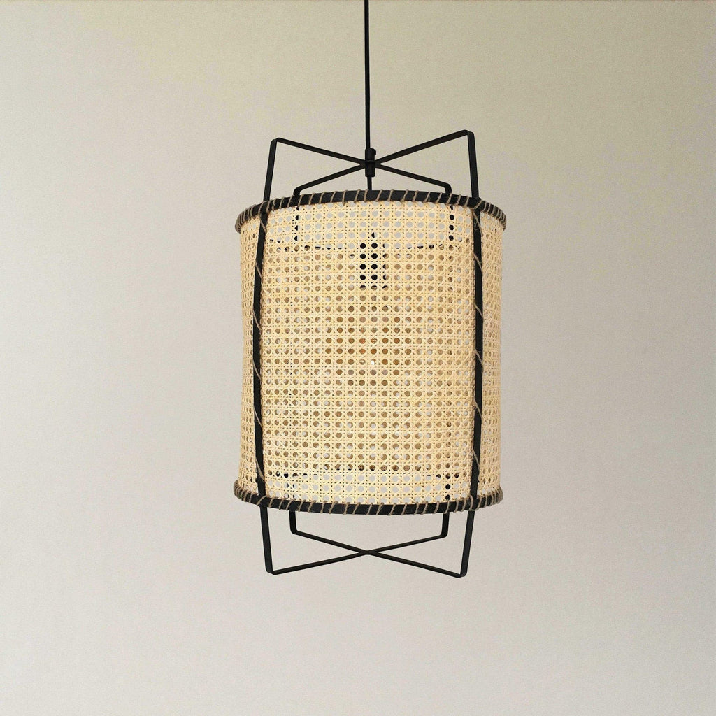WINTHORPE WOVEN RATTAN CEILING LANTERN