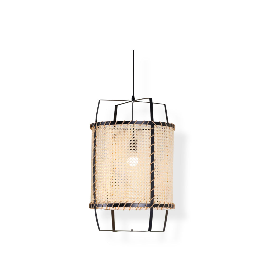 WINTHORPE WOVEN RATTAN CEILING LANTERN