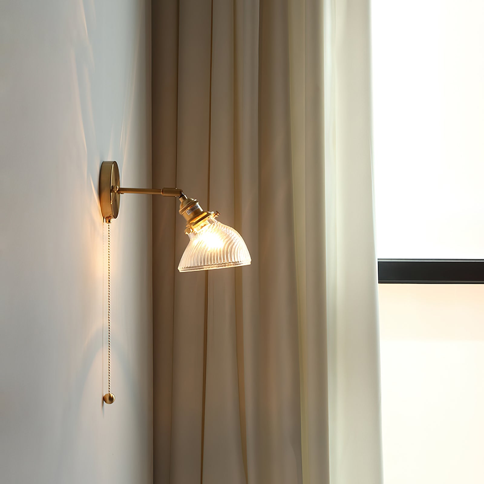 FENWICK GLOWING CRESCENT WALL SCONCE