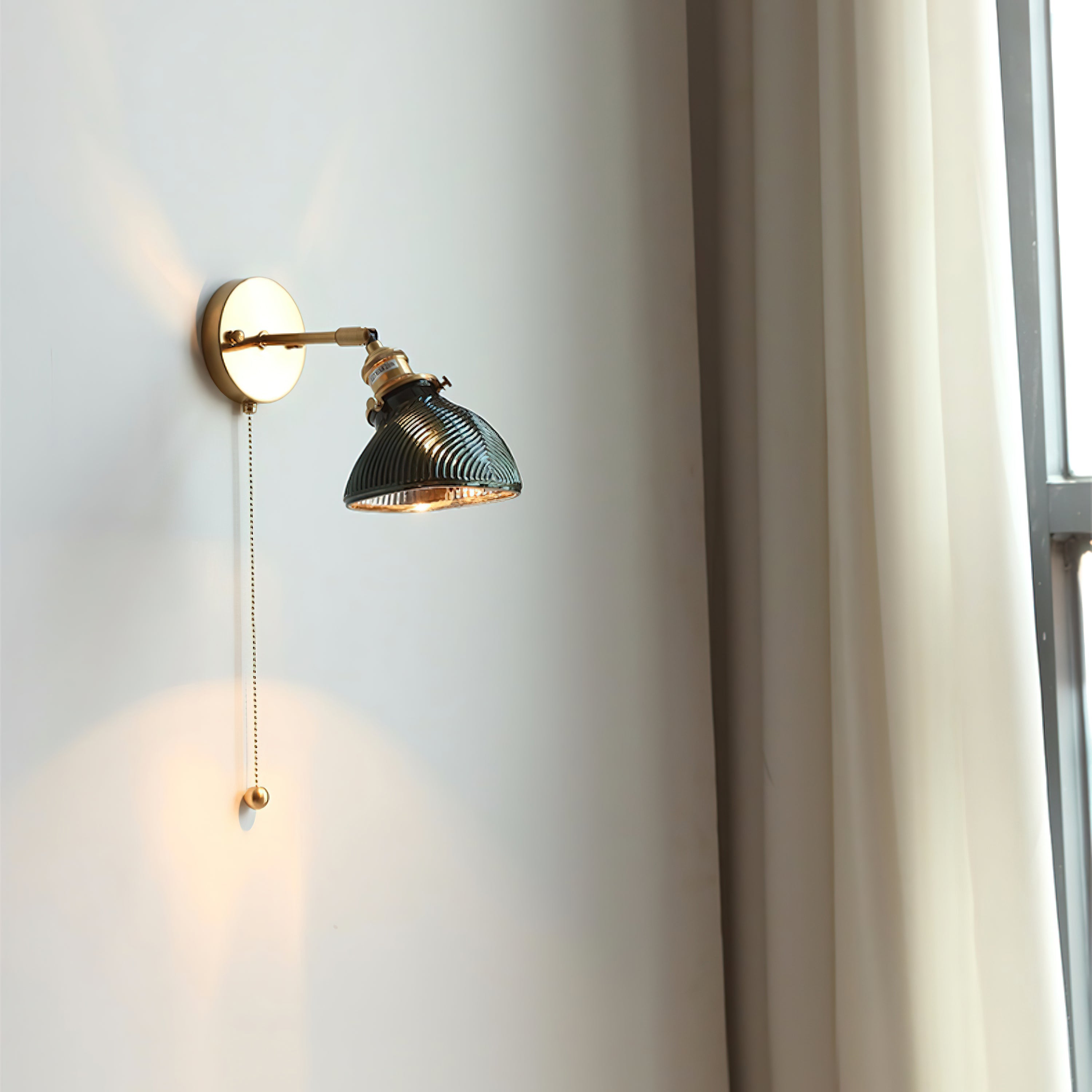 FENWICK GLOWING CRESCENT WALL SCONCE