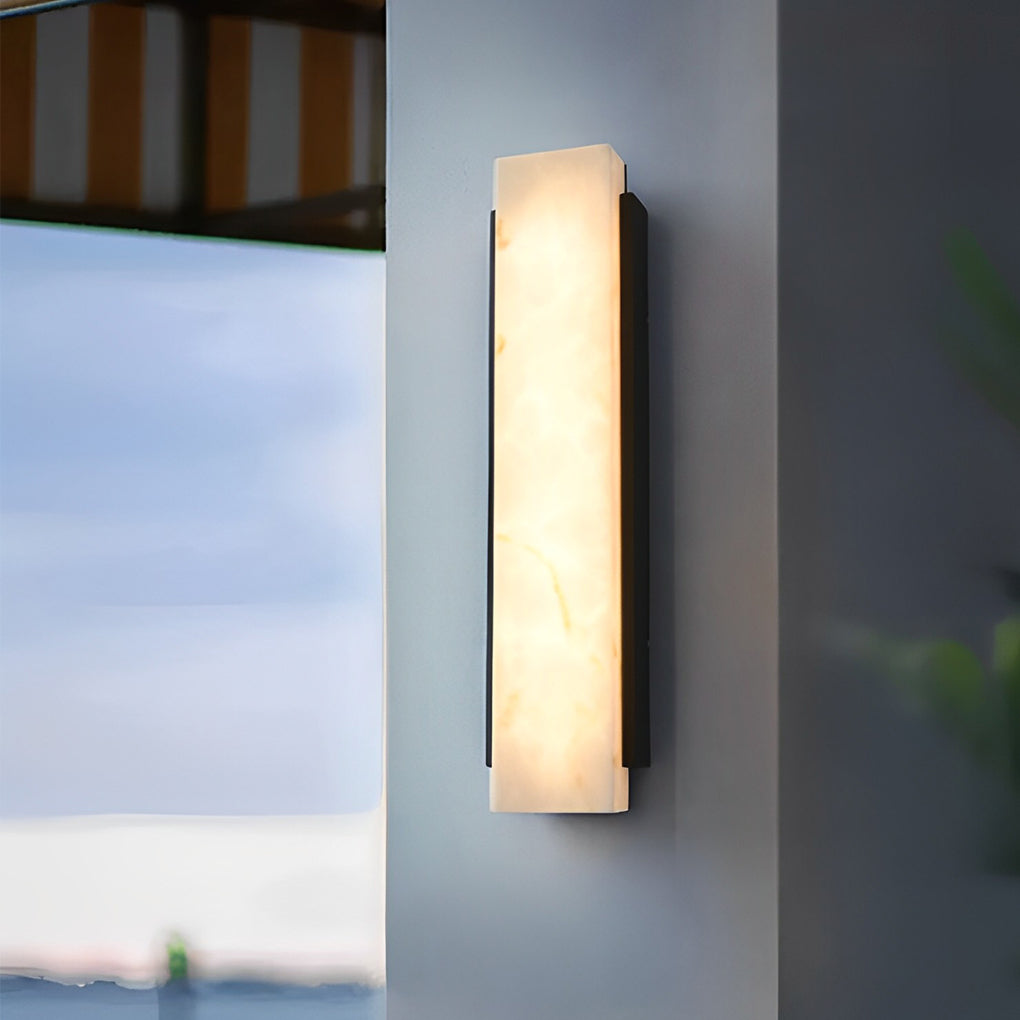 WHITECREST RECTANGULAR METAL OUTDOOR WALL LANTERN WITH LED ILLUMINATION