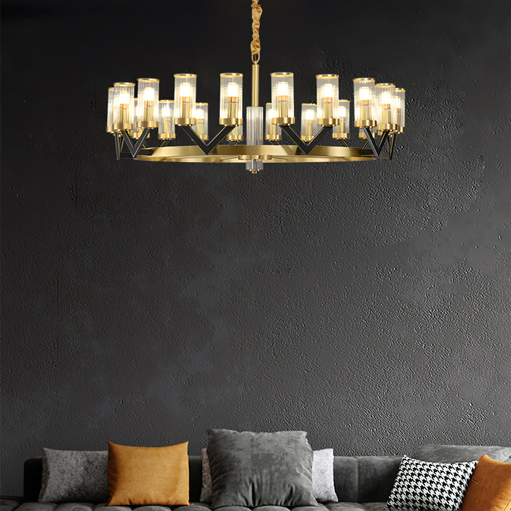 WINTERBOURNE CRYSTAL DROPLET CHANDELIER