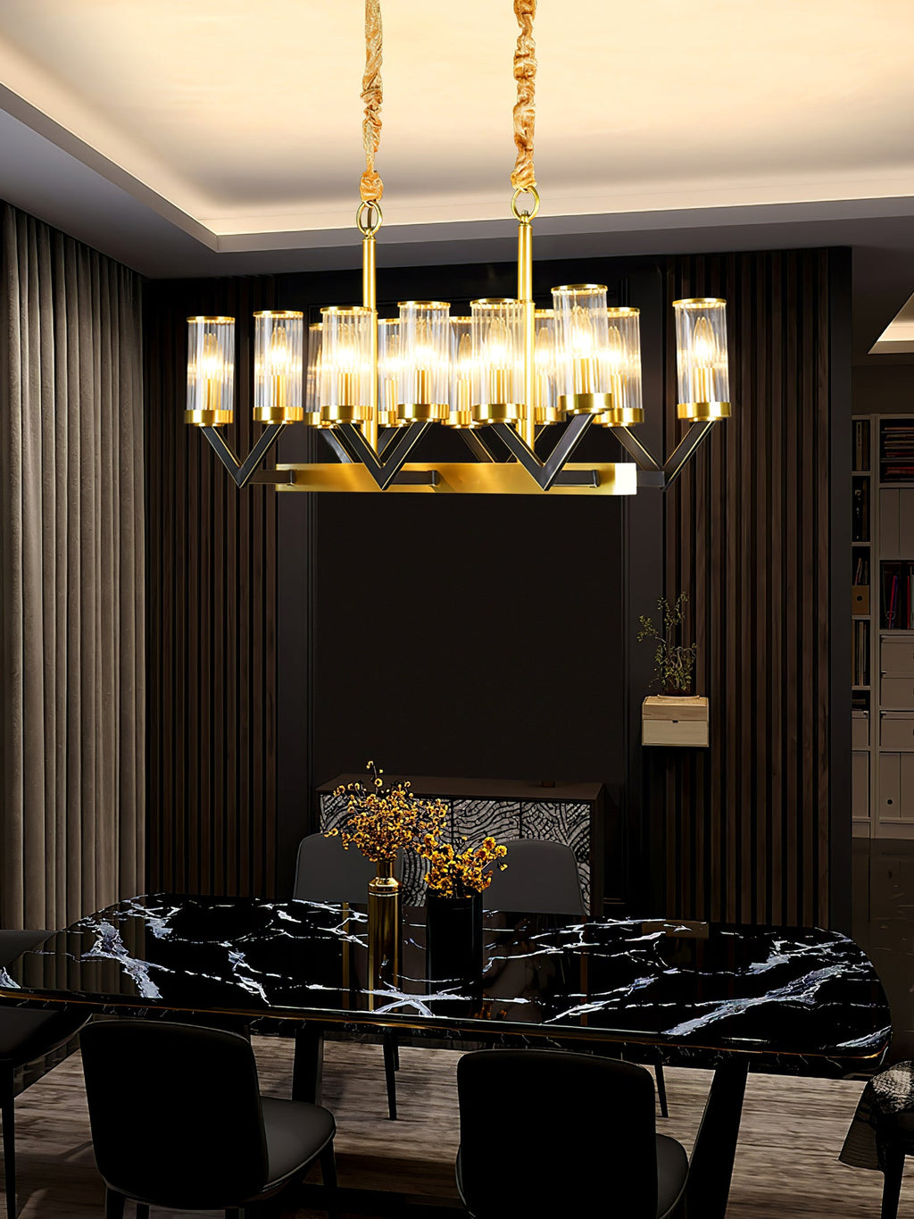 WINTERBOURNE CRYSTAL DROPLET CHANDELIER