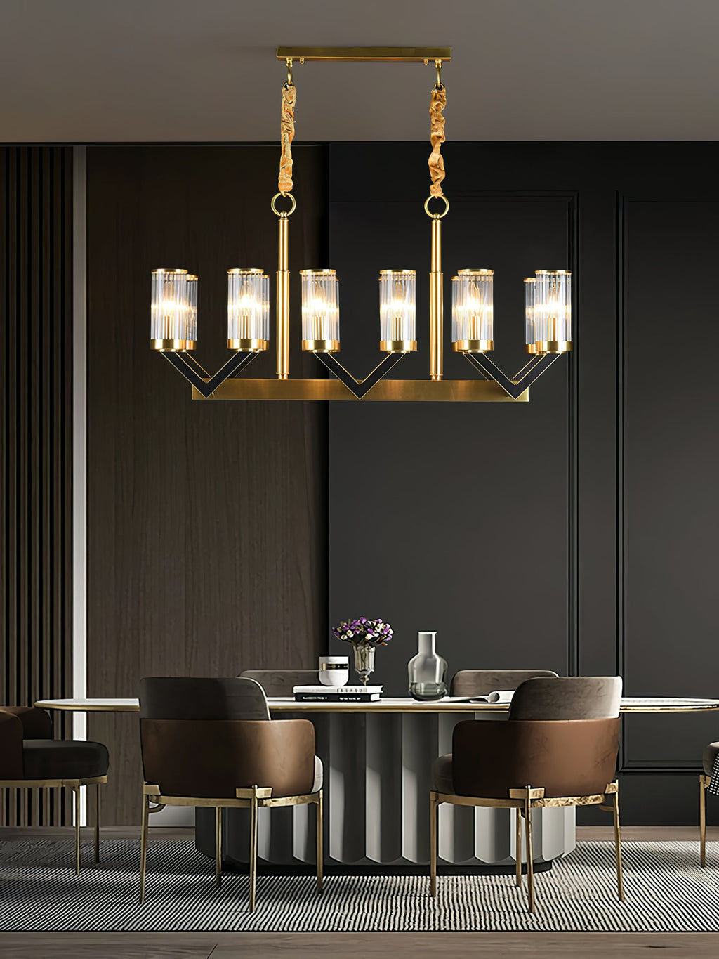 WINTERBOURNE CRYSTAL DROPLET CHANDELIER