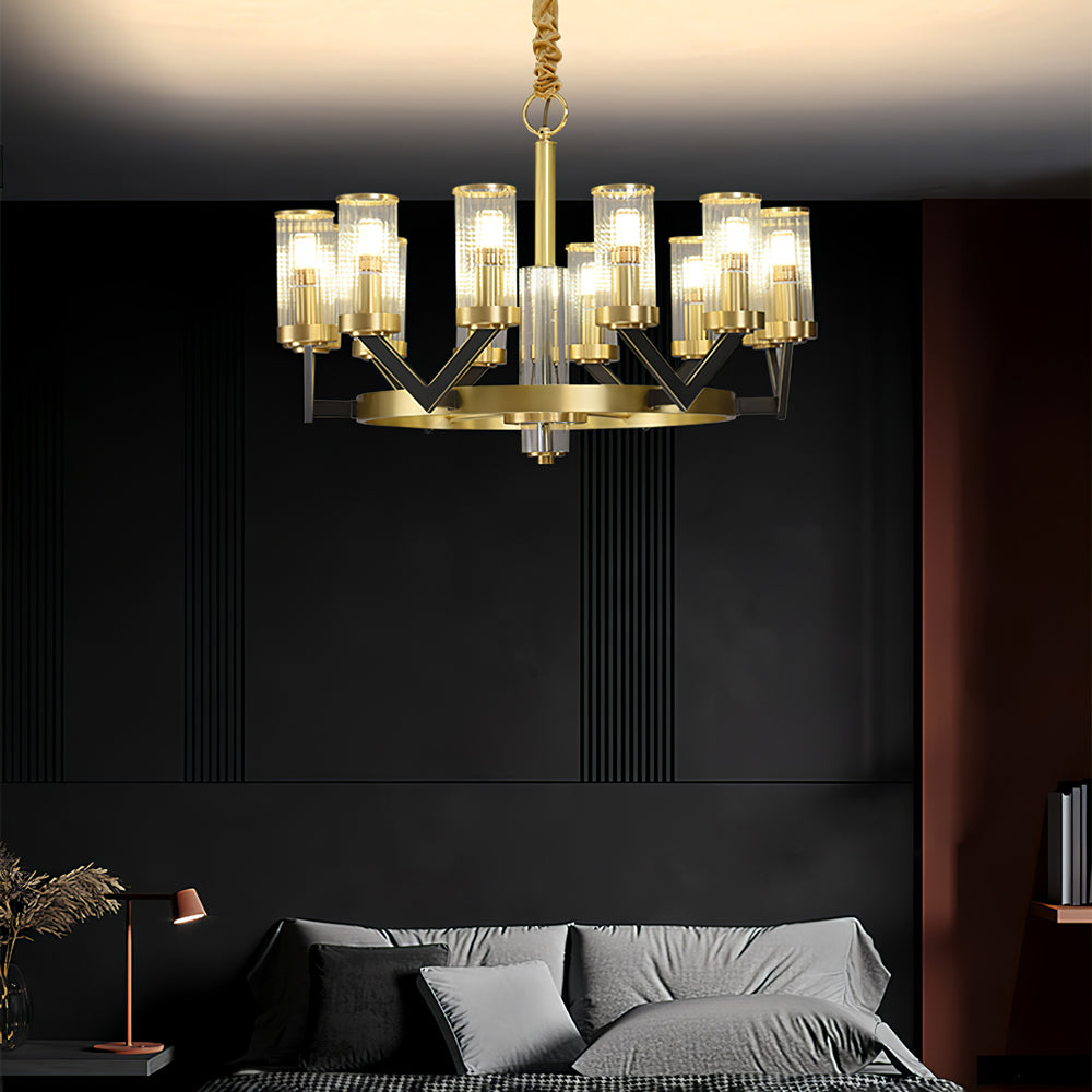 WINTERBOURNE CRYSTAL DROPLET CHANDELIER
