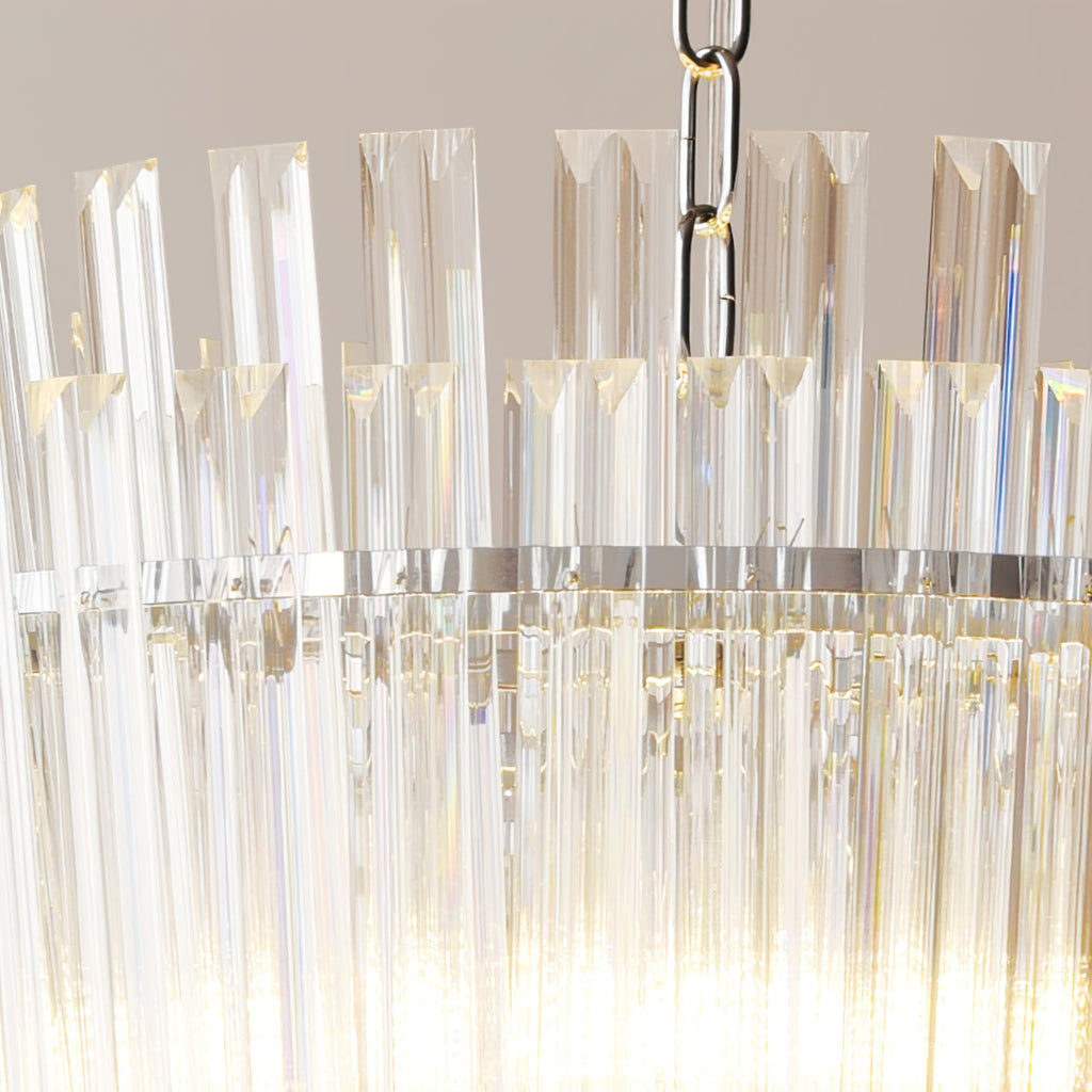 WINTHROP CRYSTAL TEARDROP CEILING LIGHT