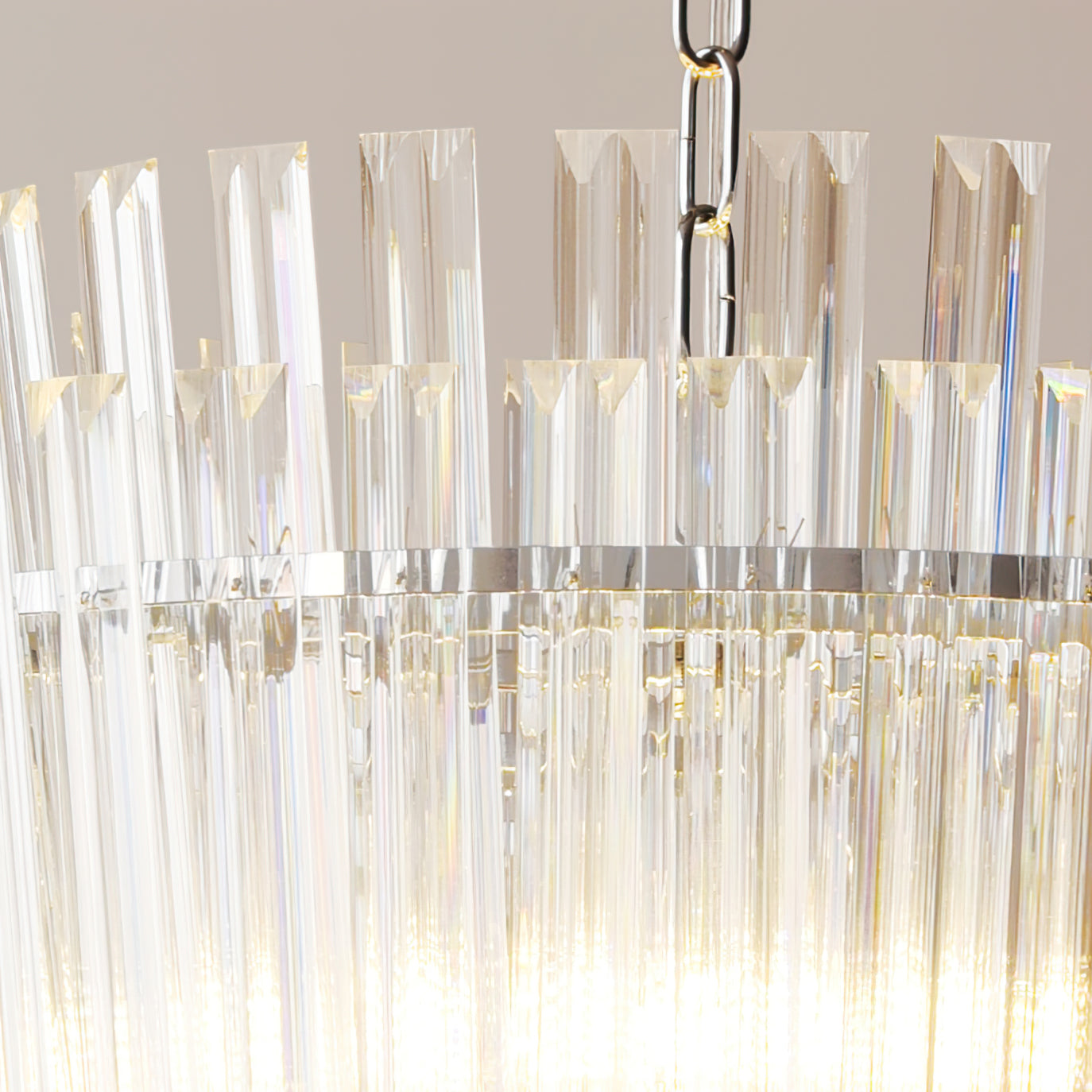 WINTHROP CRYSTAL TEARDROP CEILING LIGHT
