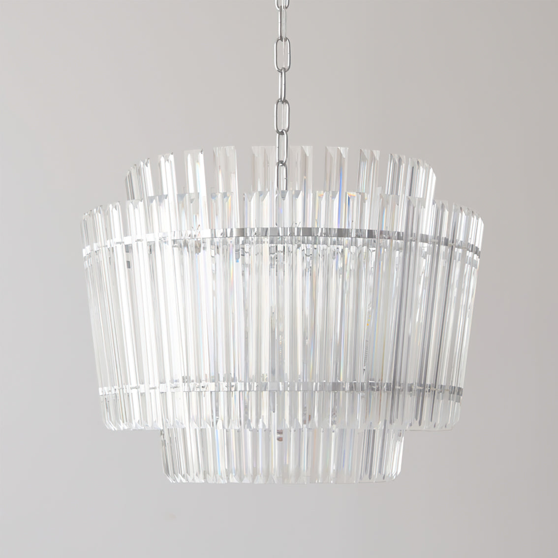 WINTHROP CRYSTAL TEARDROP CEILING LIGHT