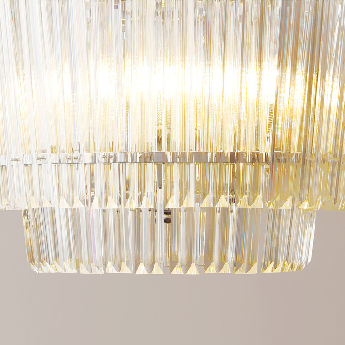WINTHROP CRYSTAL TEARDROP CEILING LIGHT