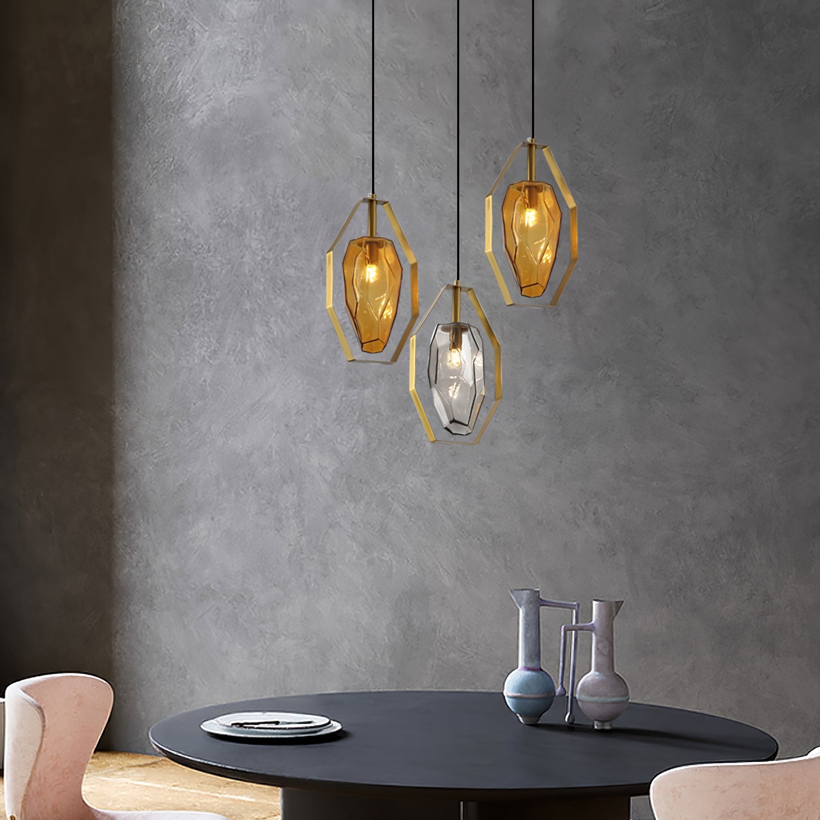 WINTHROP GLASS DOME HANGING LANTERN