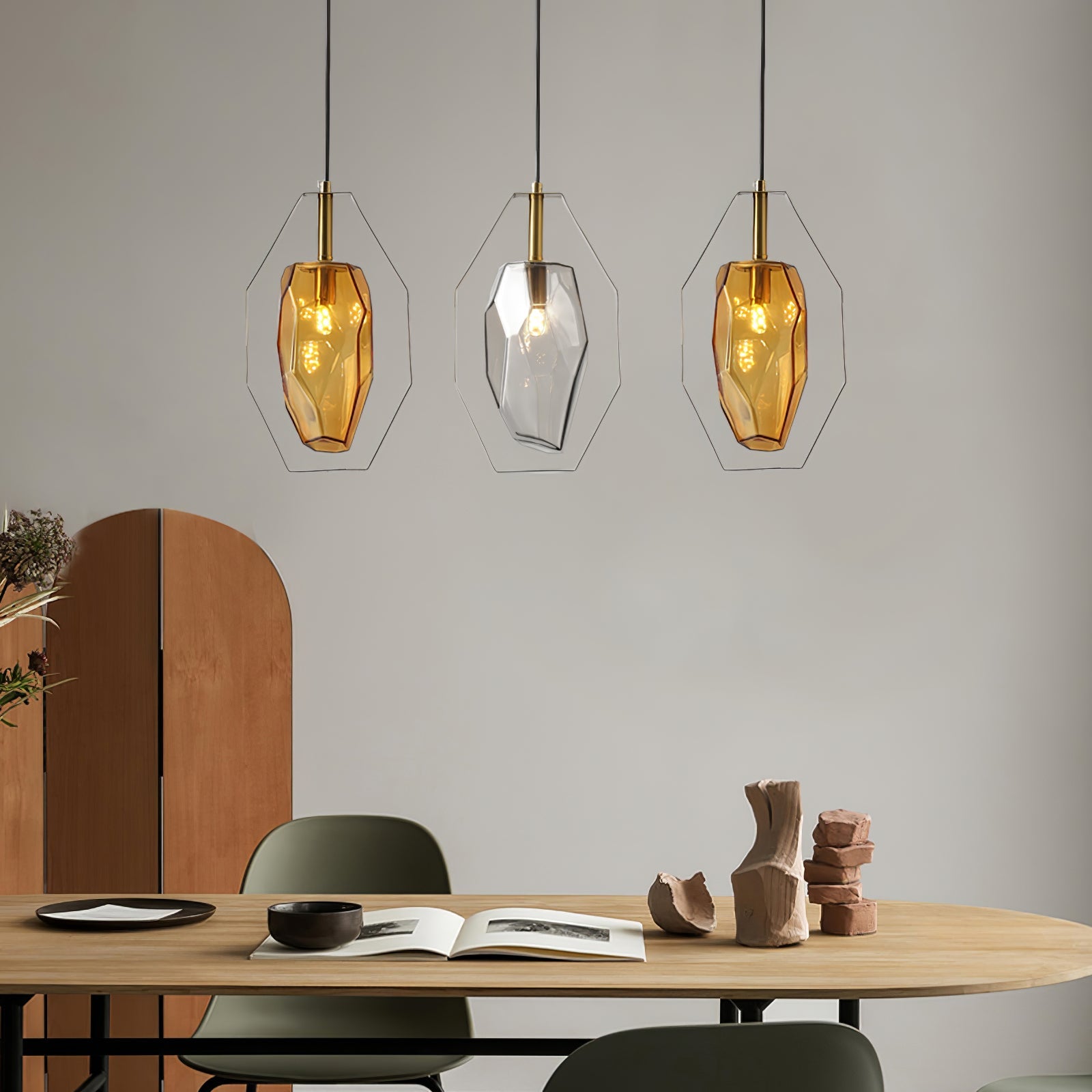 WINTHROP GLASS DOME HANGING LANTERN