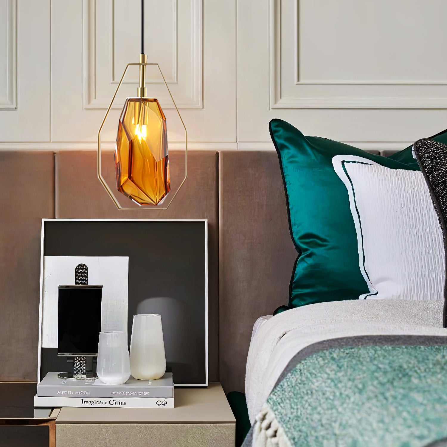 WINTHROP GLASS DOME HANGING LANTERN