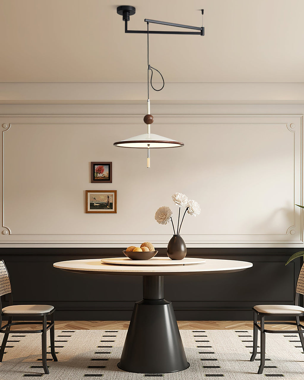 FENWICK ADJUSTABLE SWINGING PENDANT LANTERN