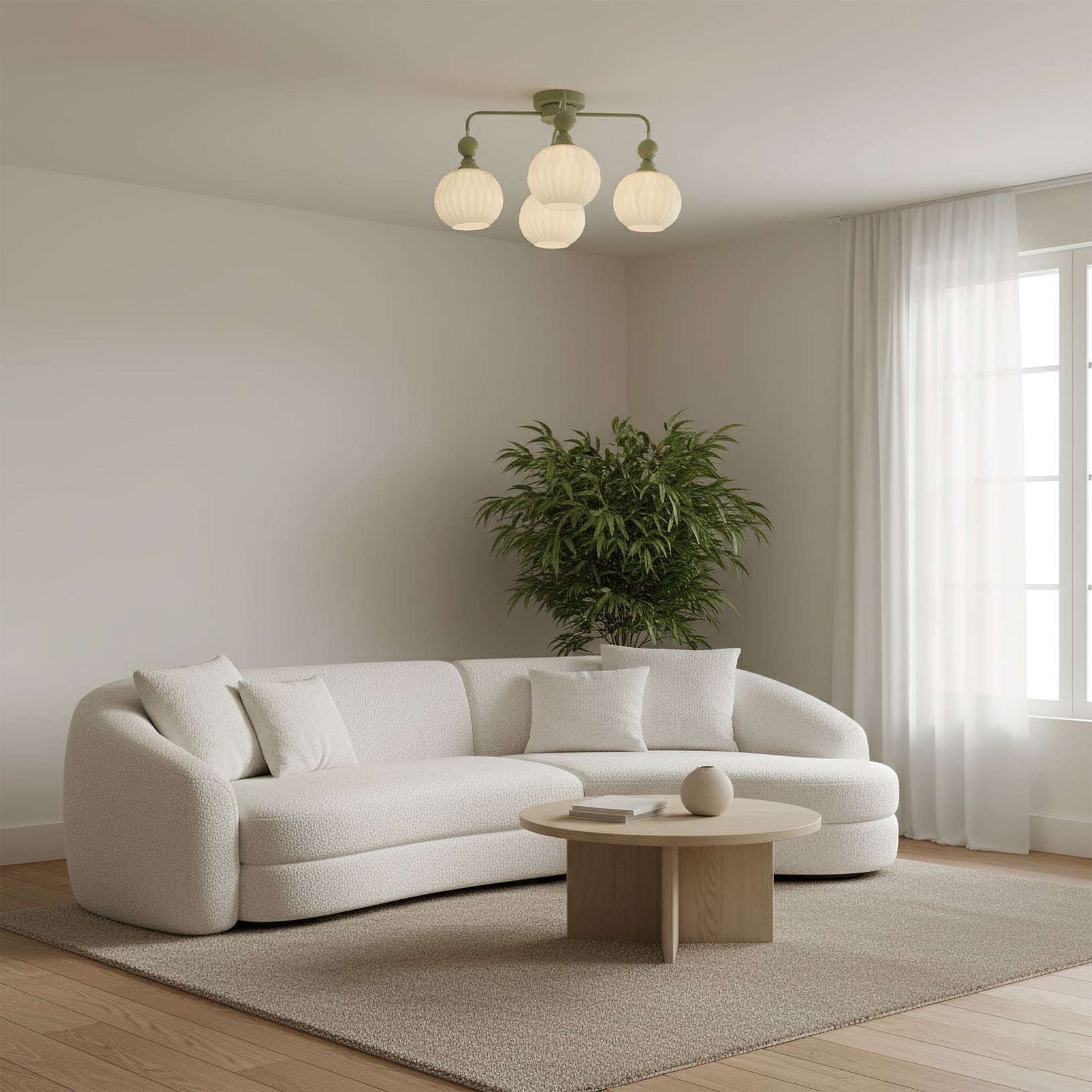 FENWICK ROUNDED GLASS CEILING LANTERN