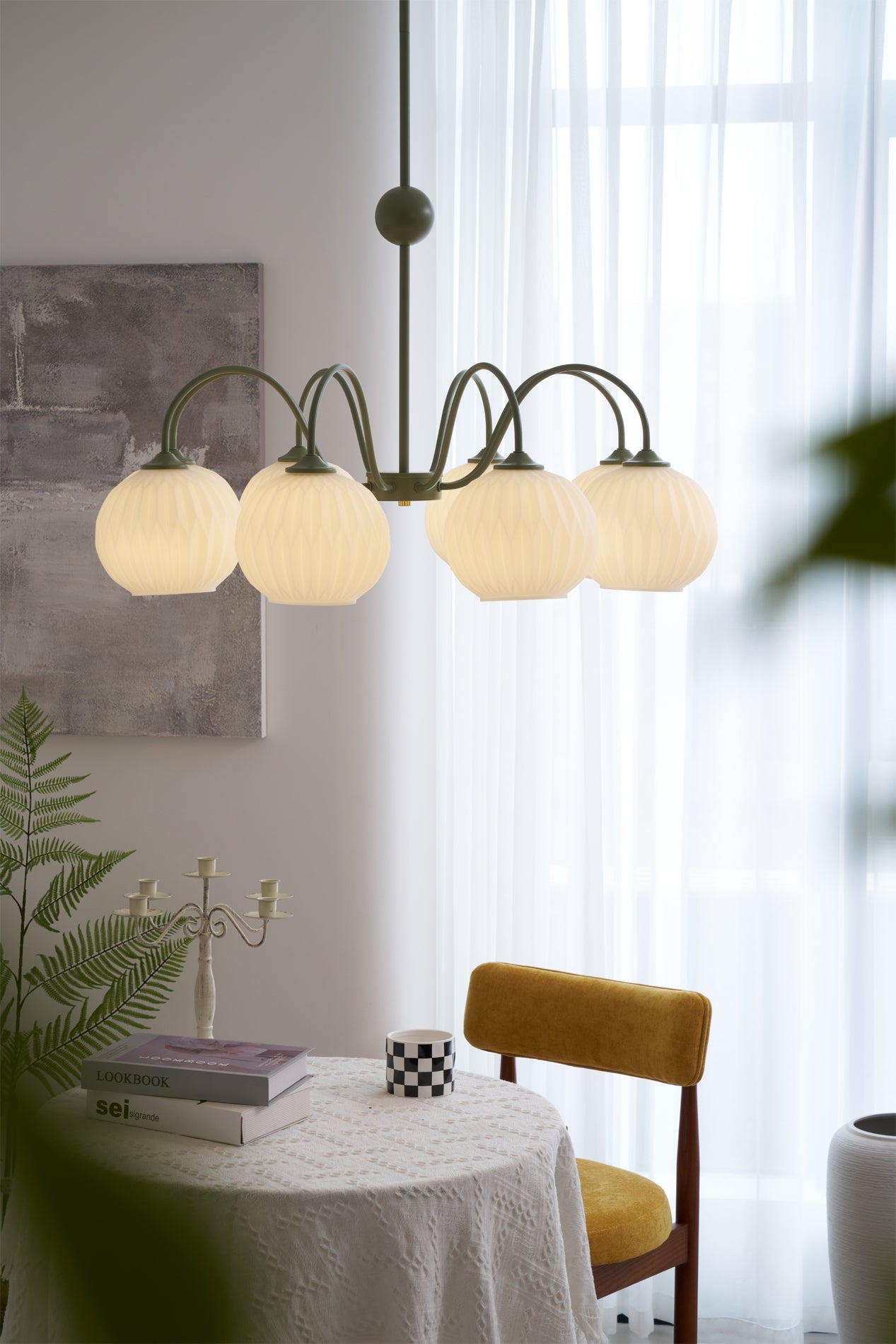 FENWICK CRYSTAL DROPLET CEILING LUMINAIRE