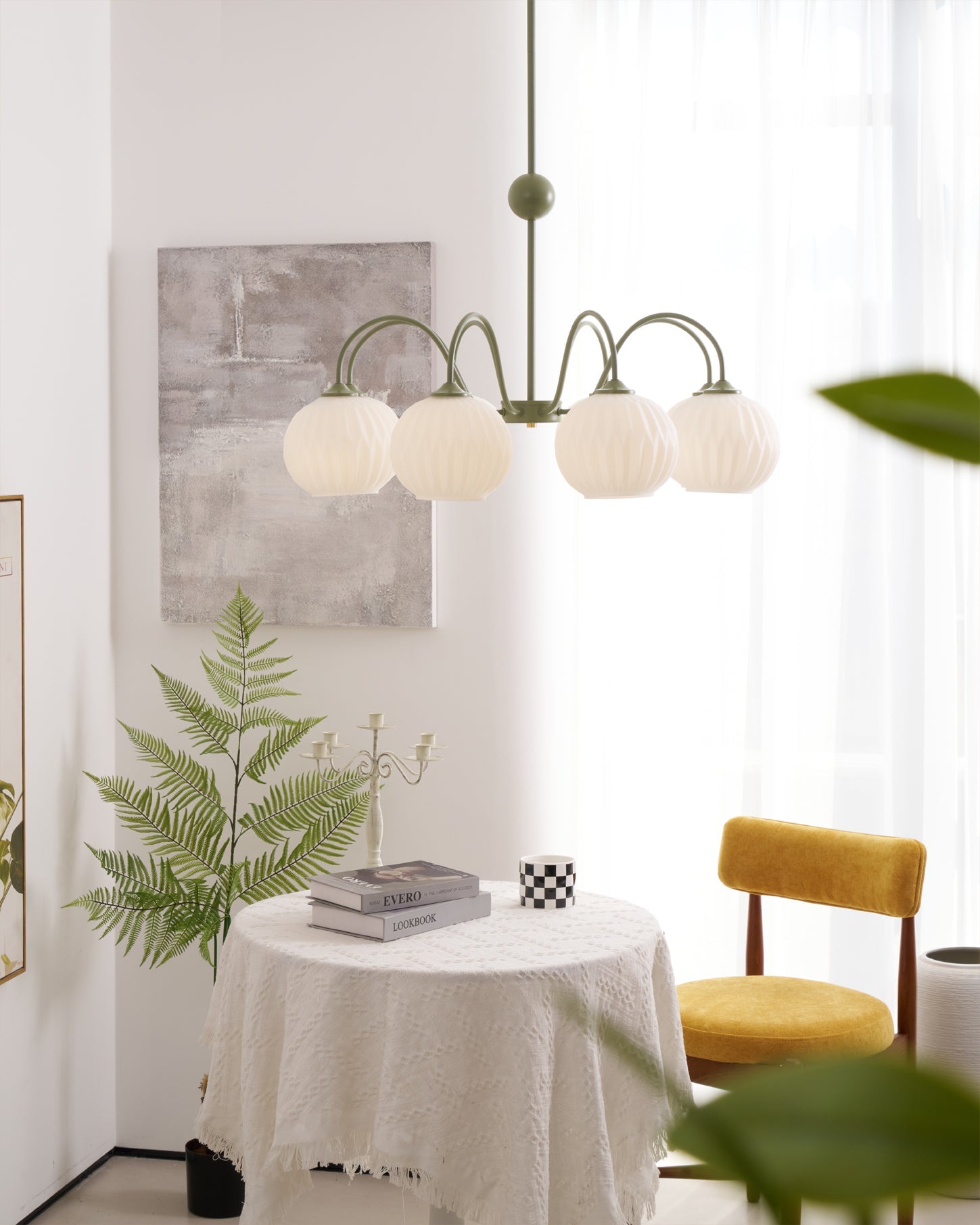 FENWICK CRYSTAL DROPLET CEILING LUMINAIRE
