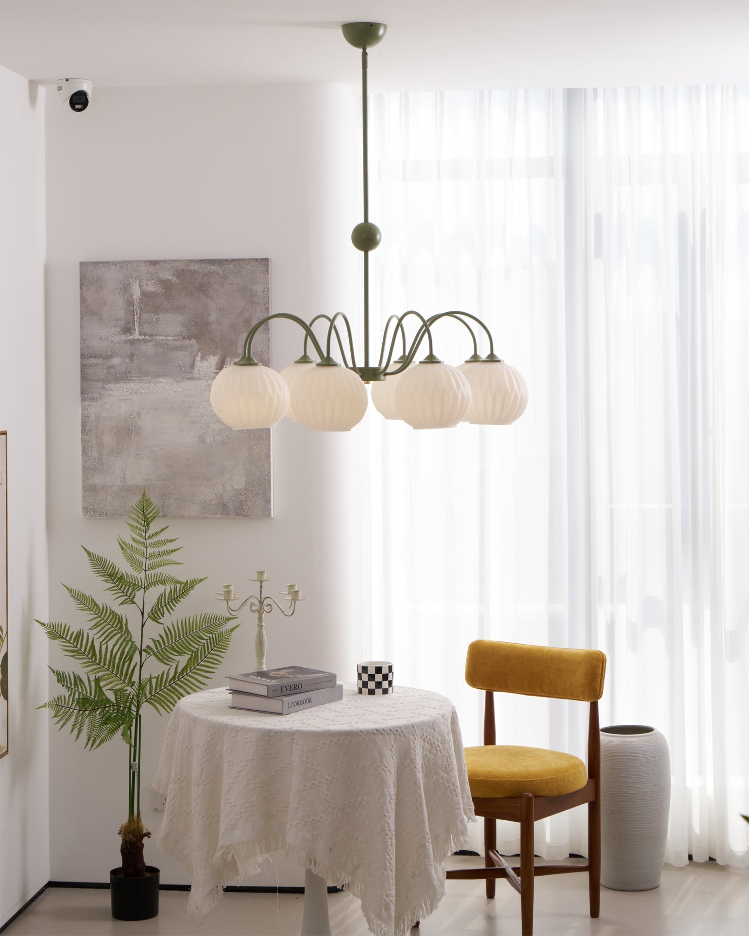 FENWICK CRYSTAL DROPLET CEILING LUMINAIRE