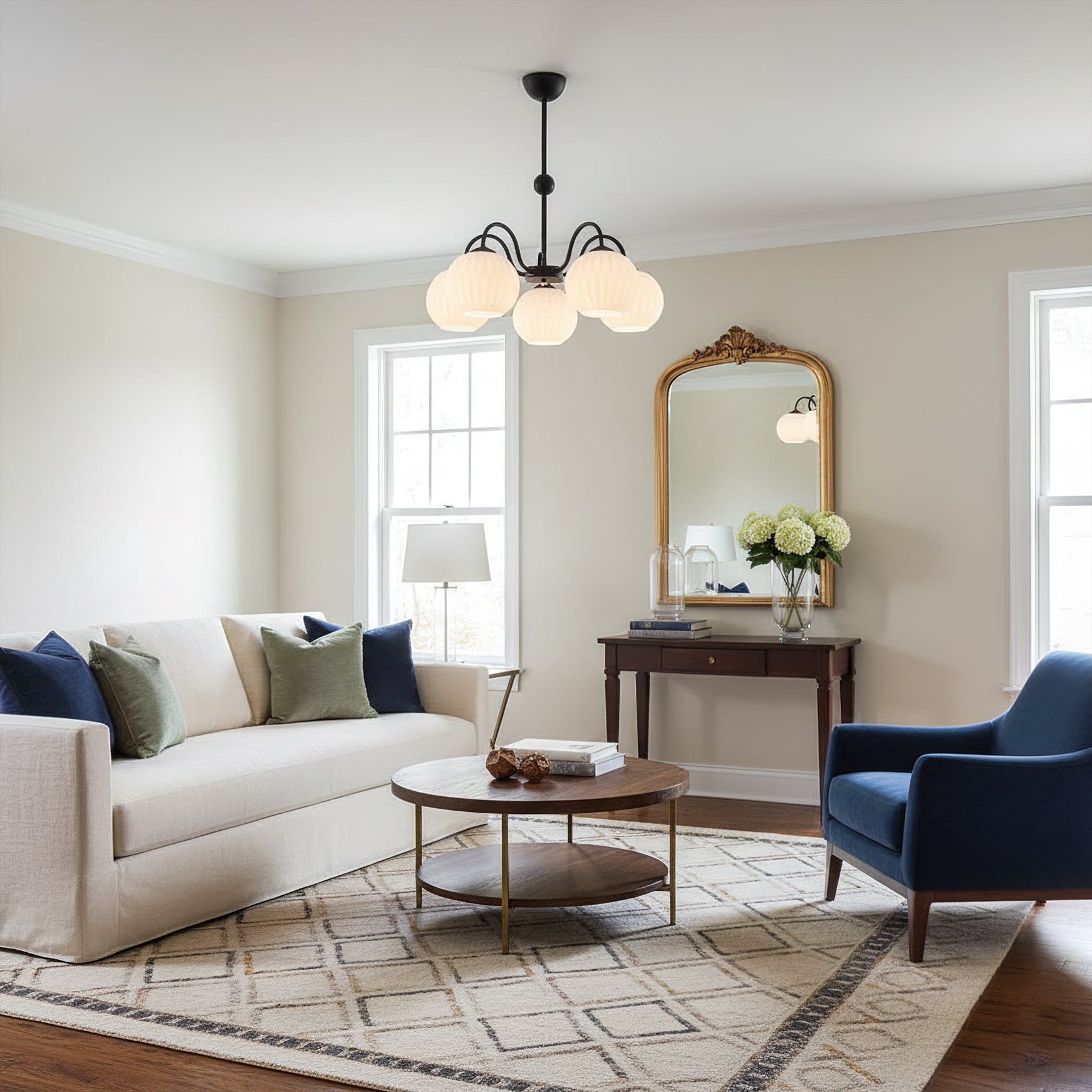 FENWICK CRYSTAL DROPLET CEILING LUMINAIRE