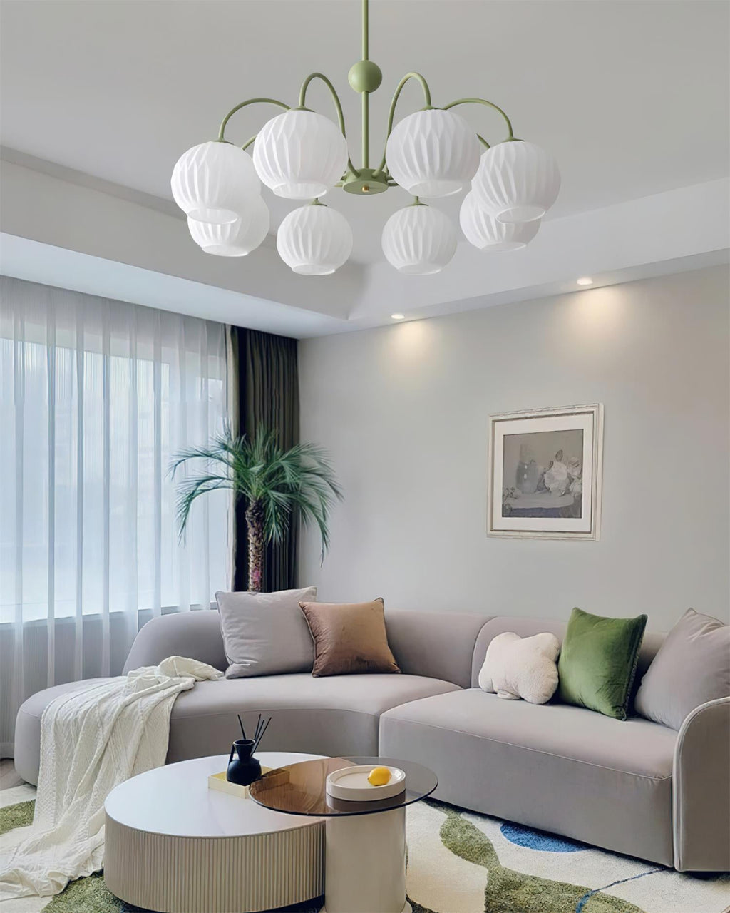 FENWICK CRYSTAL DROPLET CEILING LUMINAIRE