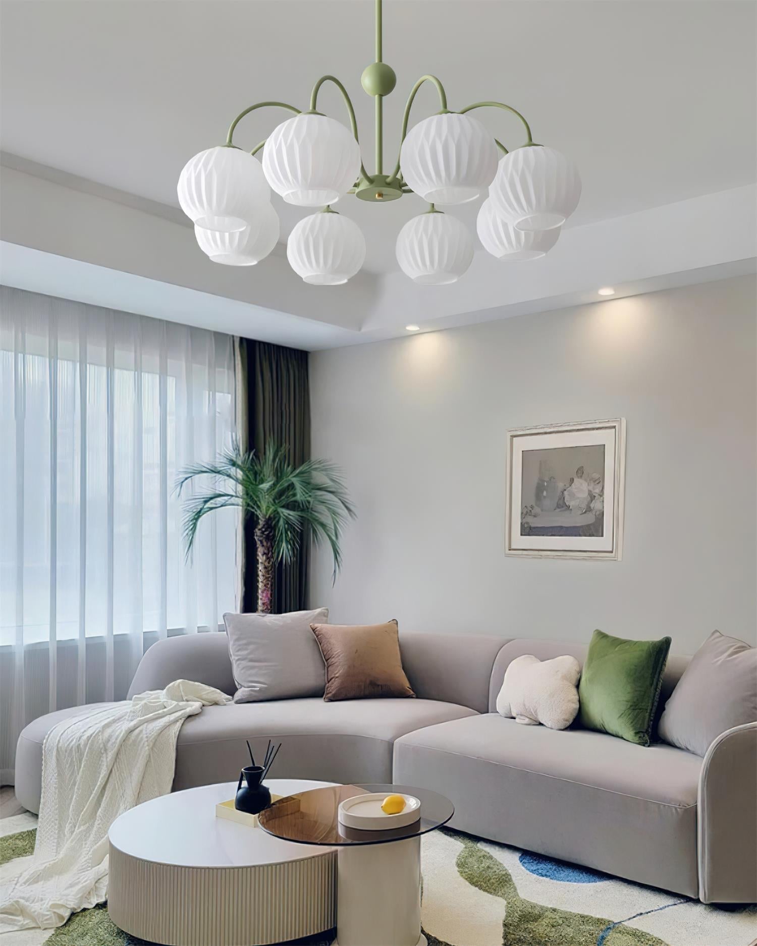 FENWICK CRYSTAL DROPLET CEILING LUMINAIRE