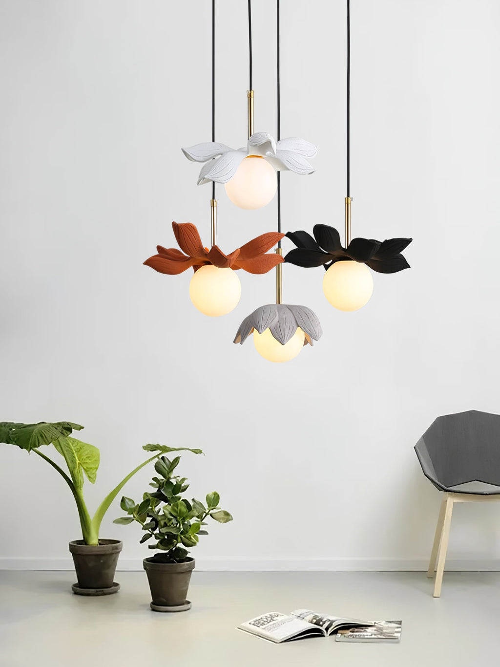 WINDSOR CAST RESIN TEARDROP LIGHTING