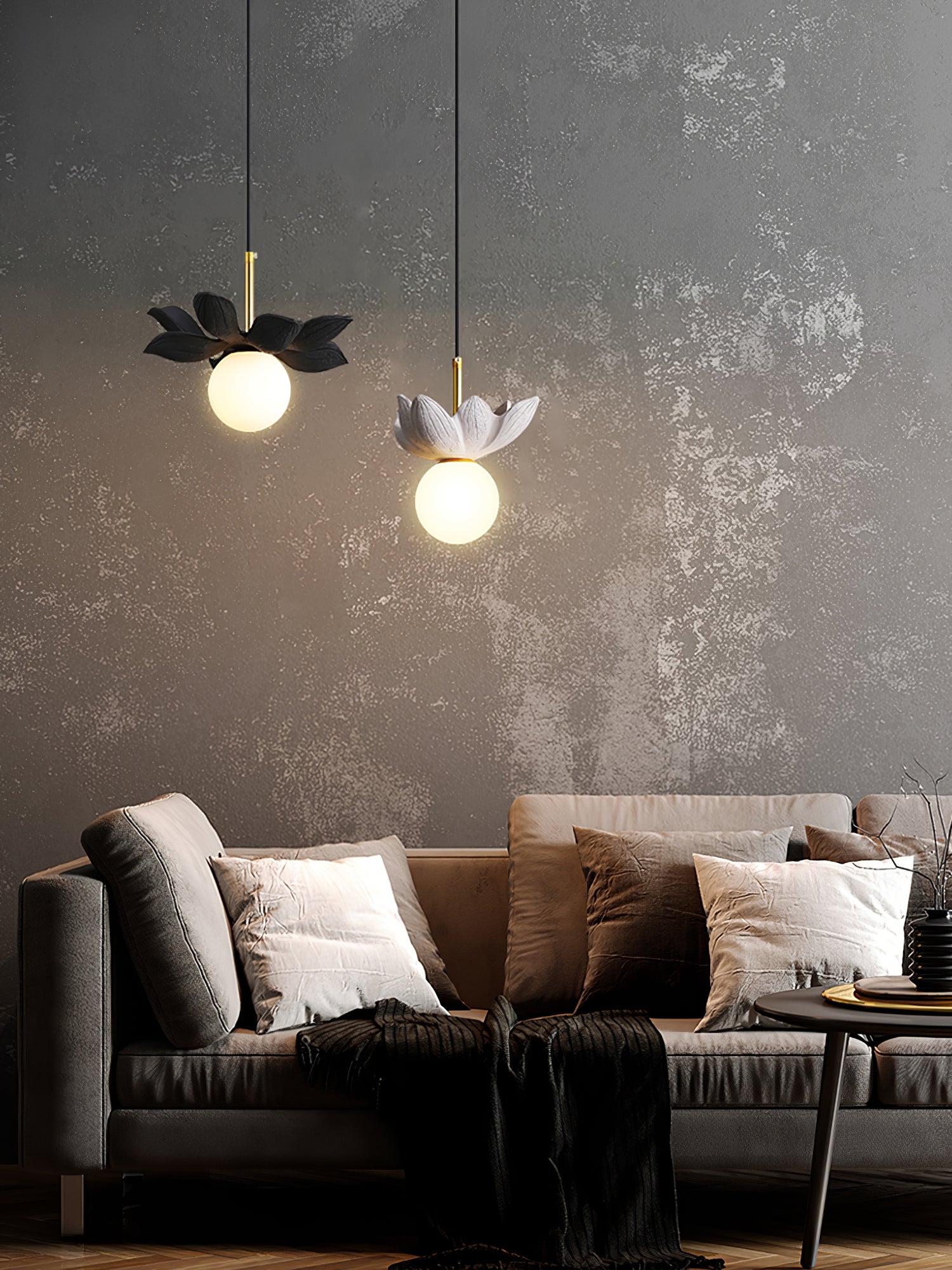 WINDSOR CAST RESIN TEARDROP LIGHTING