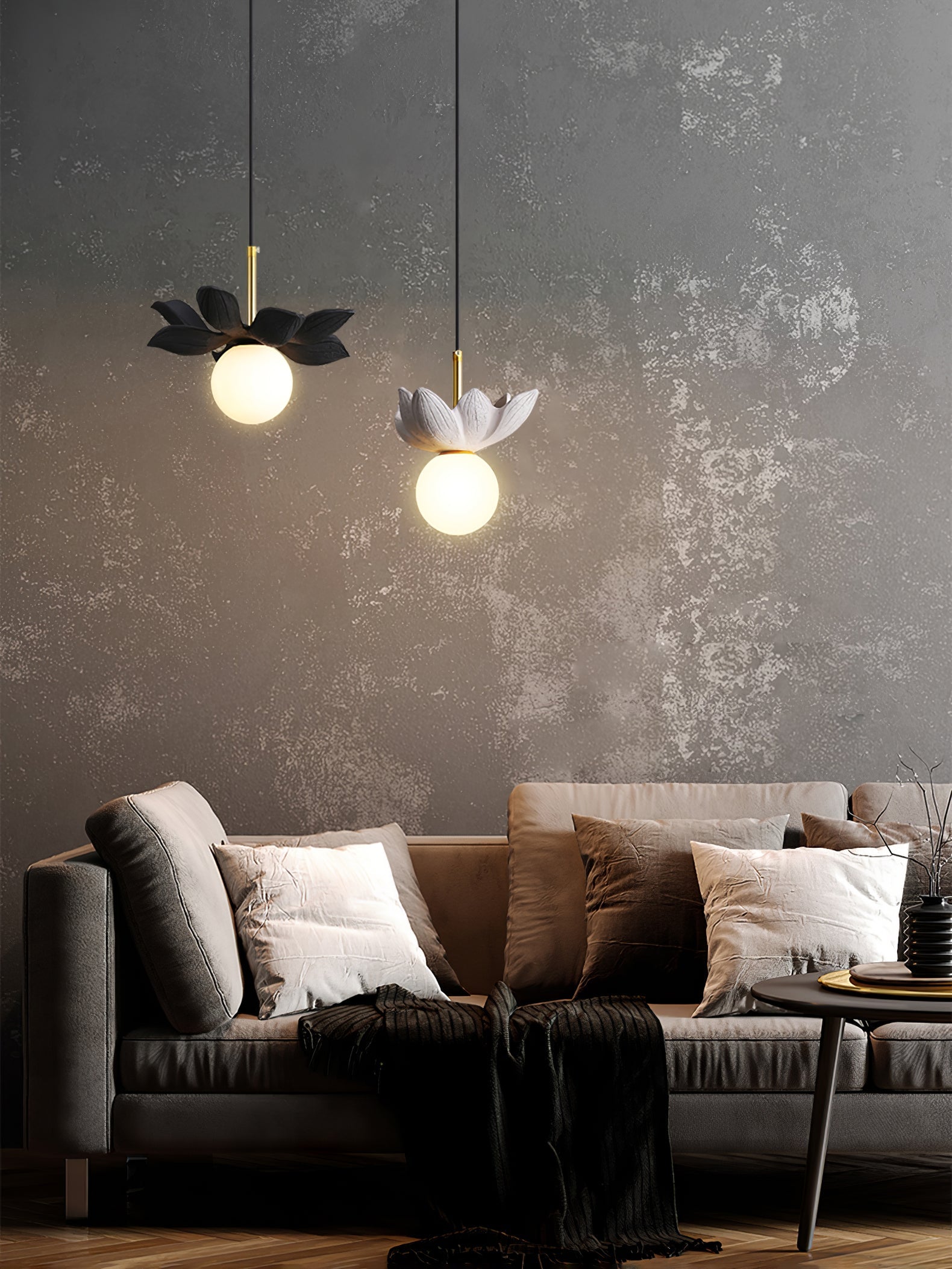 WINDSOR CAST RESIN TEARDROP LIGHTING