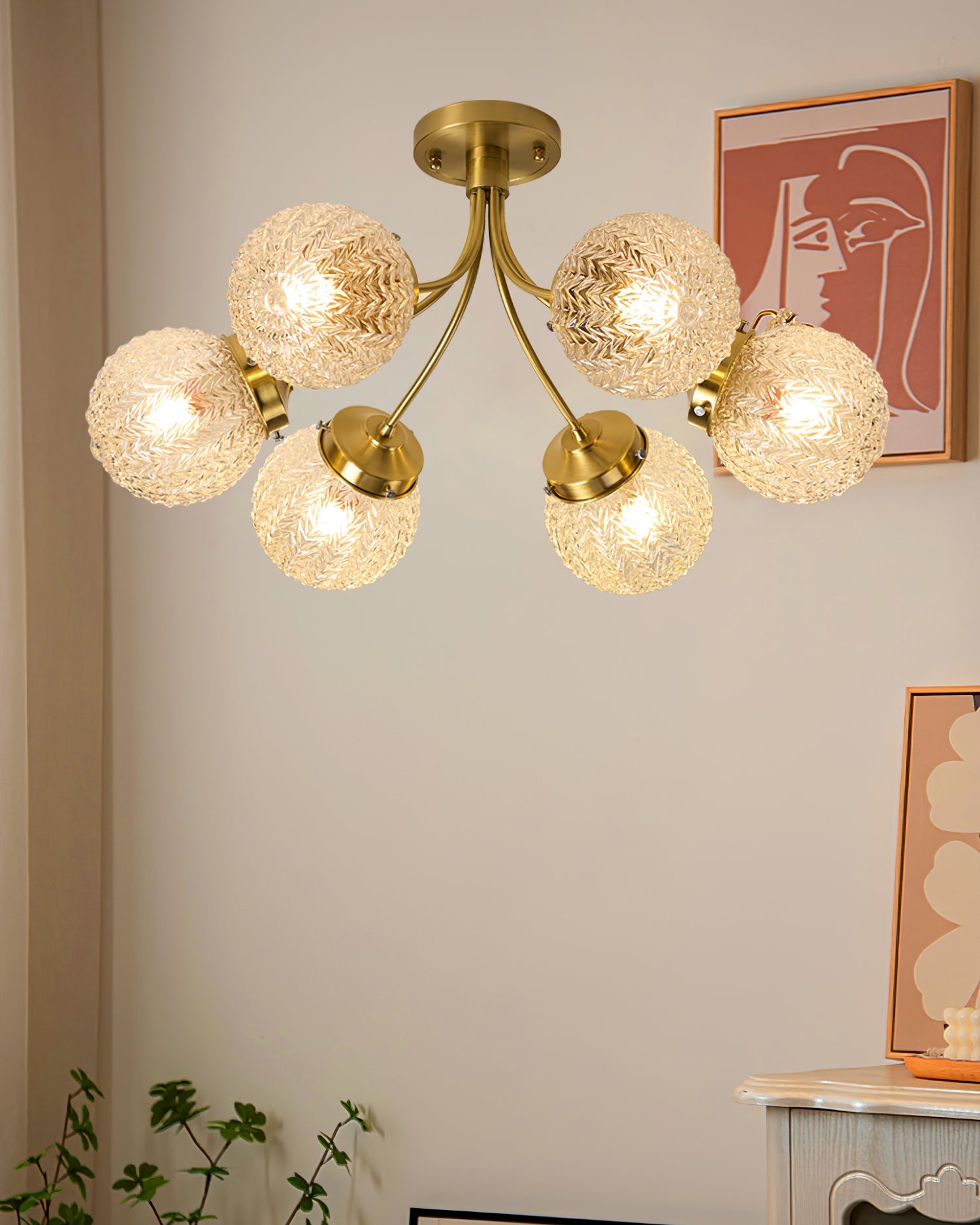 CHARLESTON VINTAGE GLASS HANGING LANTERN