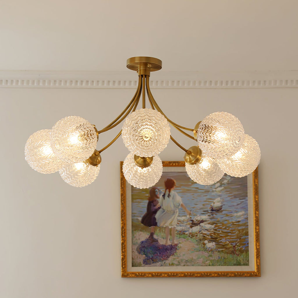 CHARLESTON VINTAGE GLASS HANGING LANTERN